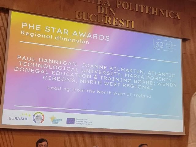 Leading from the “North West of Ireland” at the 32nd EURASHE Annual Conference